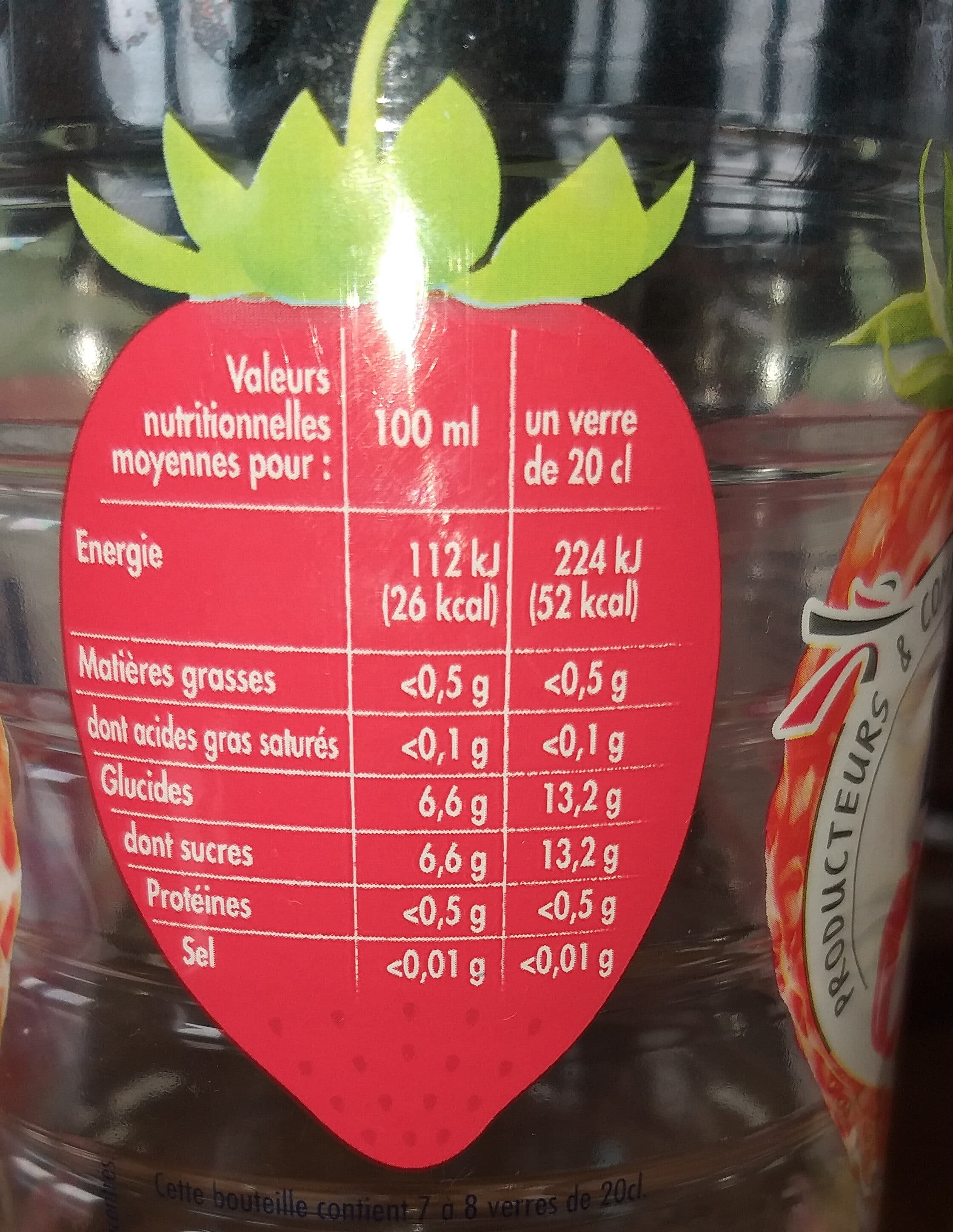 Luchon Eau avec jus fraise ondine 1,5l packshot