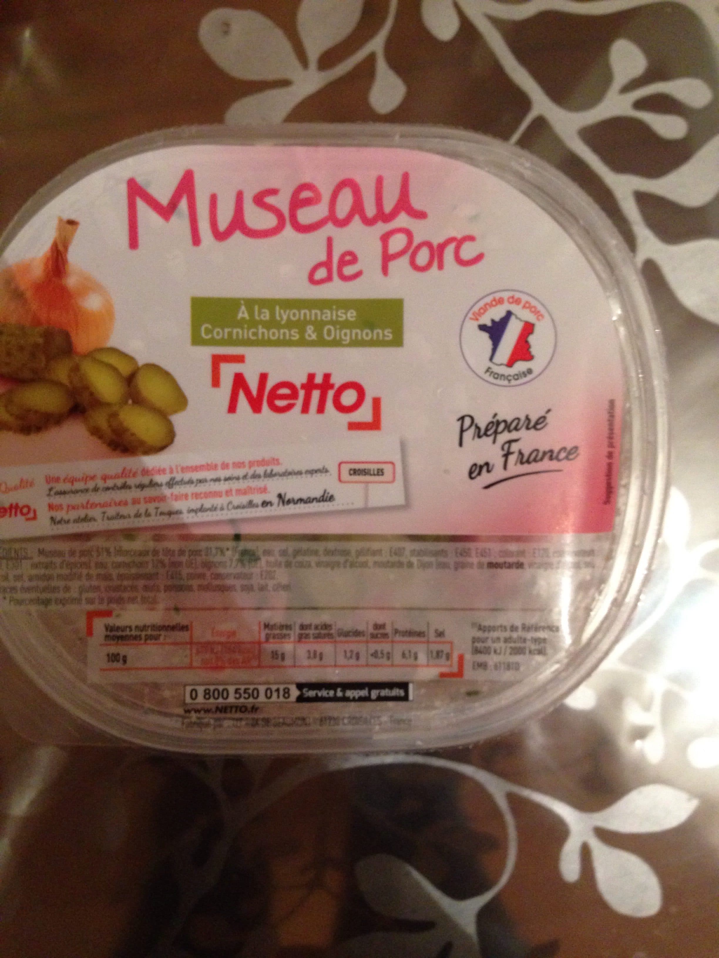 Netto Museau de porc 300g packshot