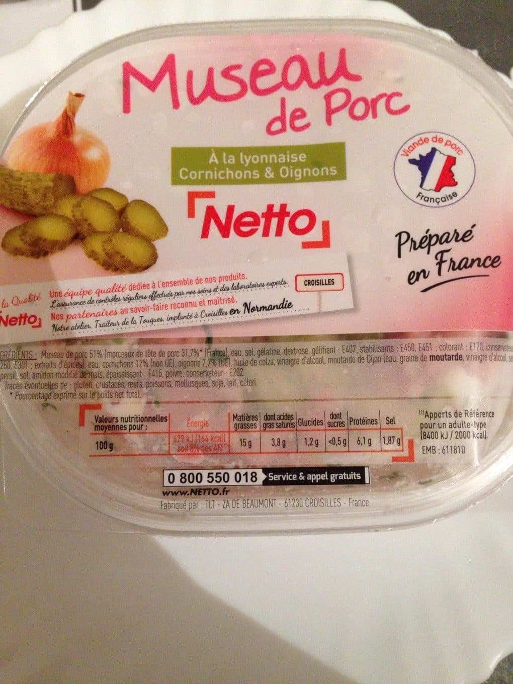 Netto Museau de porc 300g packshot