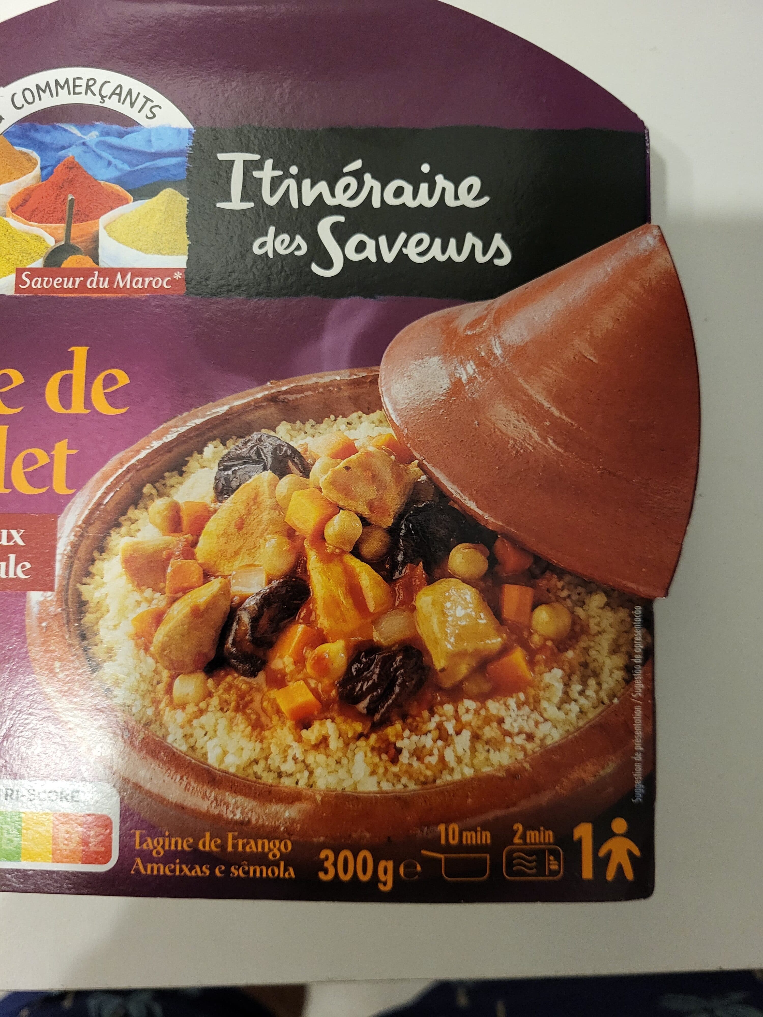 Intermarché Tajine de poulet pruneaux & semoule packshot