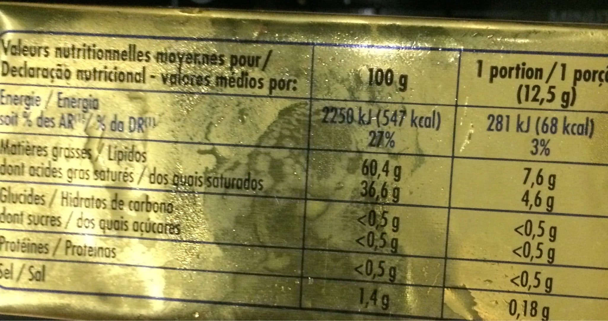 Pâturages Beurre Belles des Près, demi-sel packshot