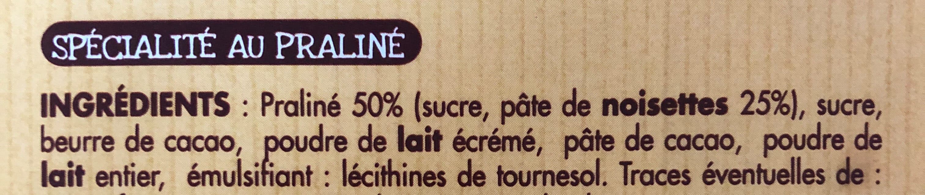 Ivoria Tablette dessert Praliné - 200g packshot