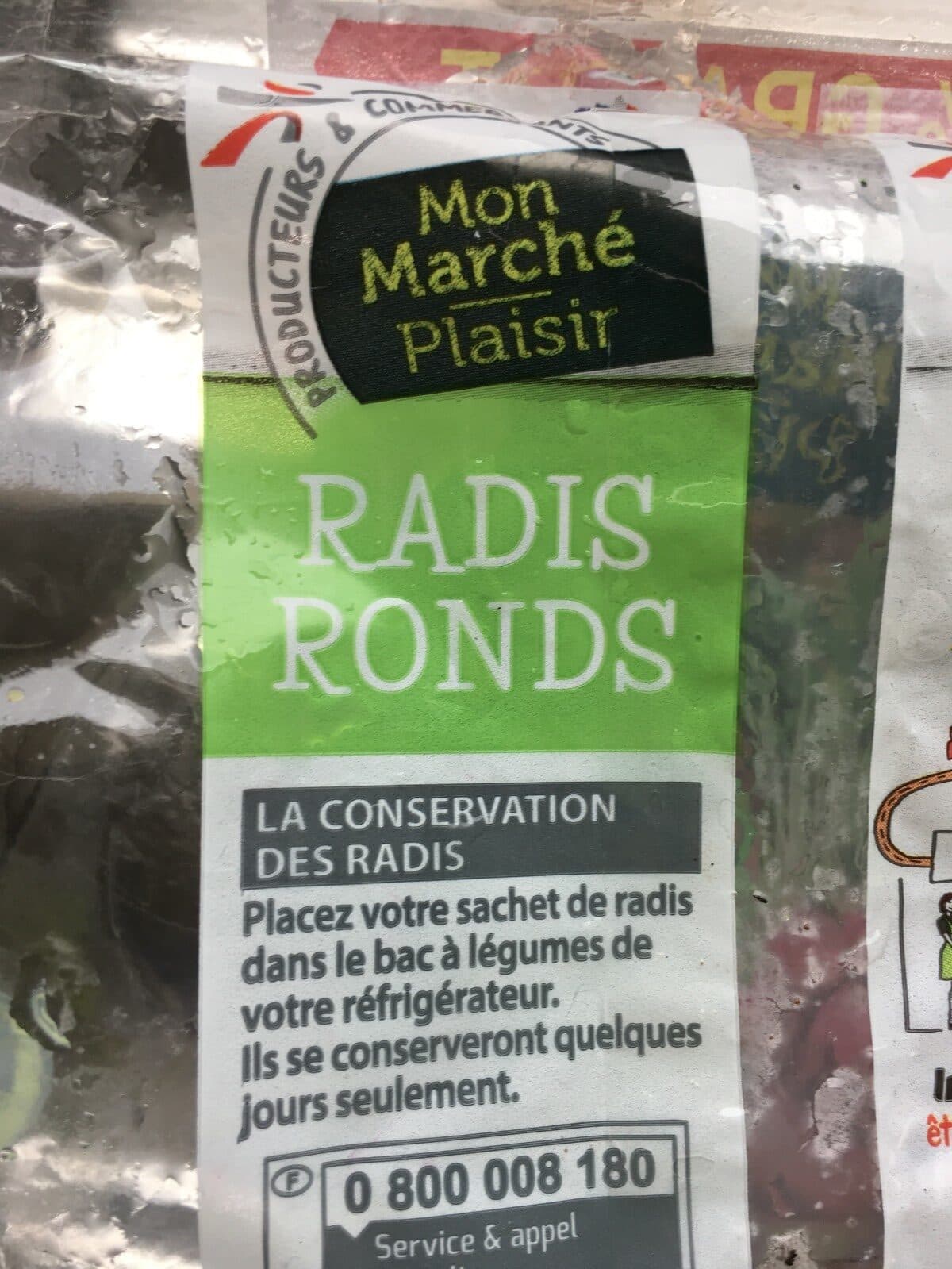 Mon Marché Plaisir Radis ronds packshot