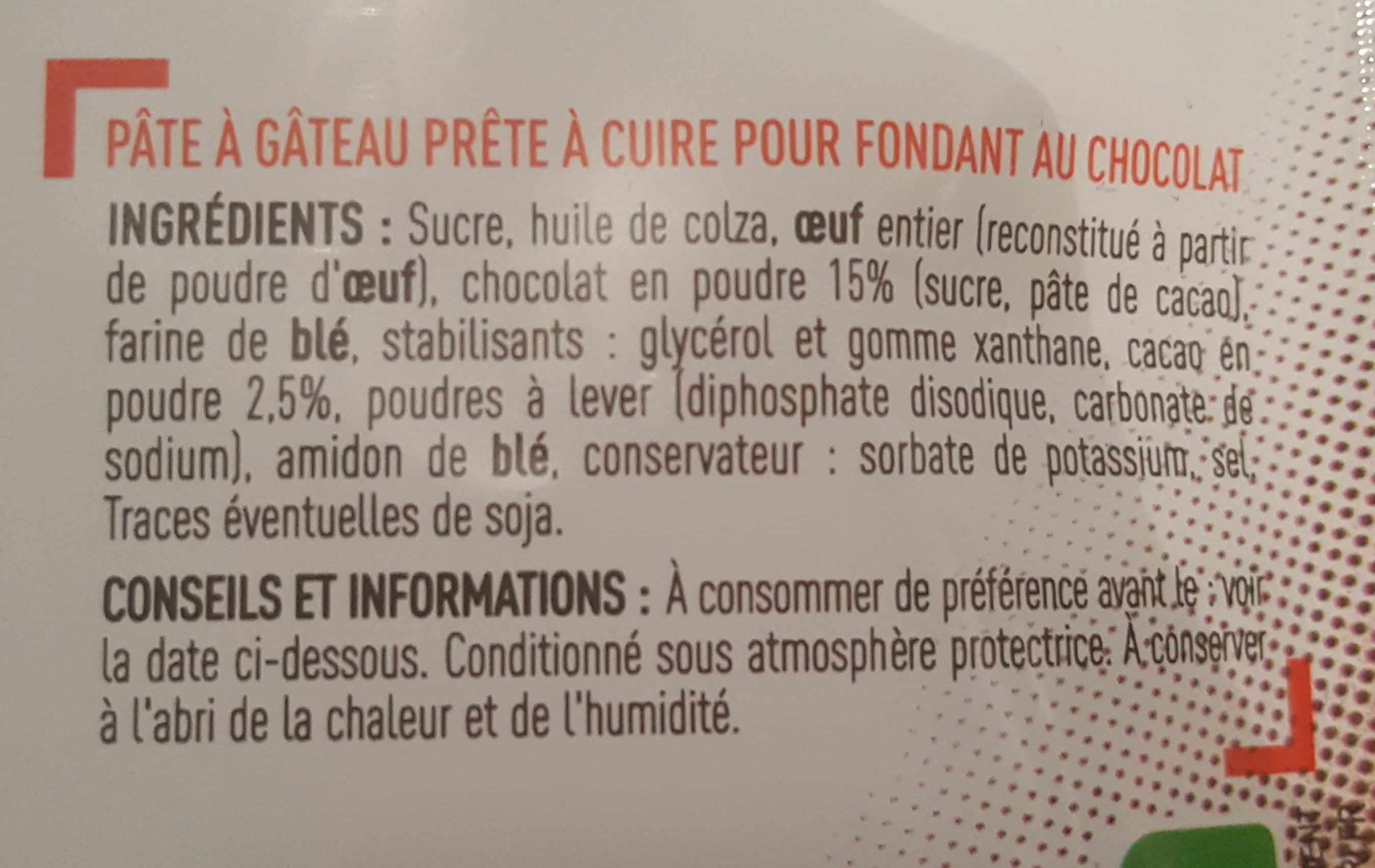 Netto Preparation fondant chocolat 500 g doypack packshot