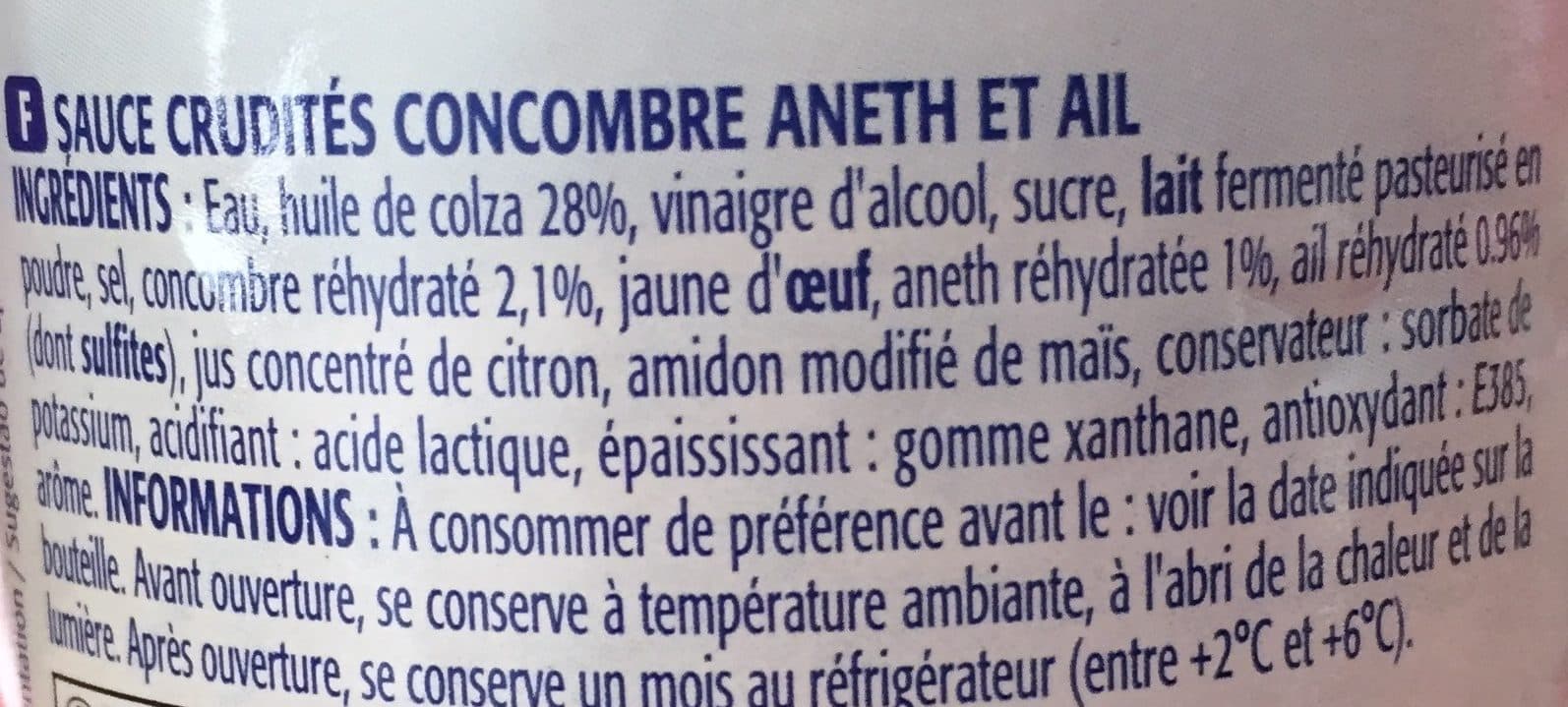 Bouton d'or Sauce bulgare 500ml packshot