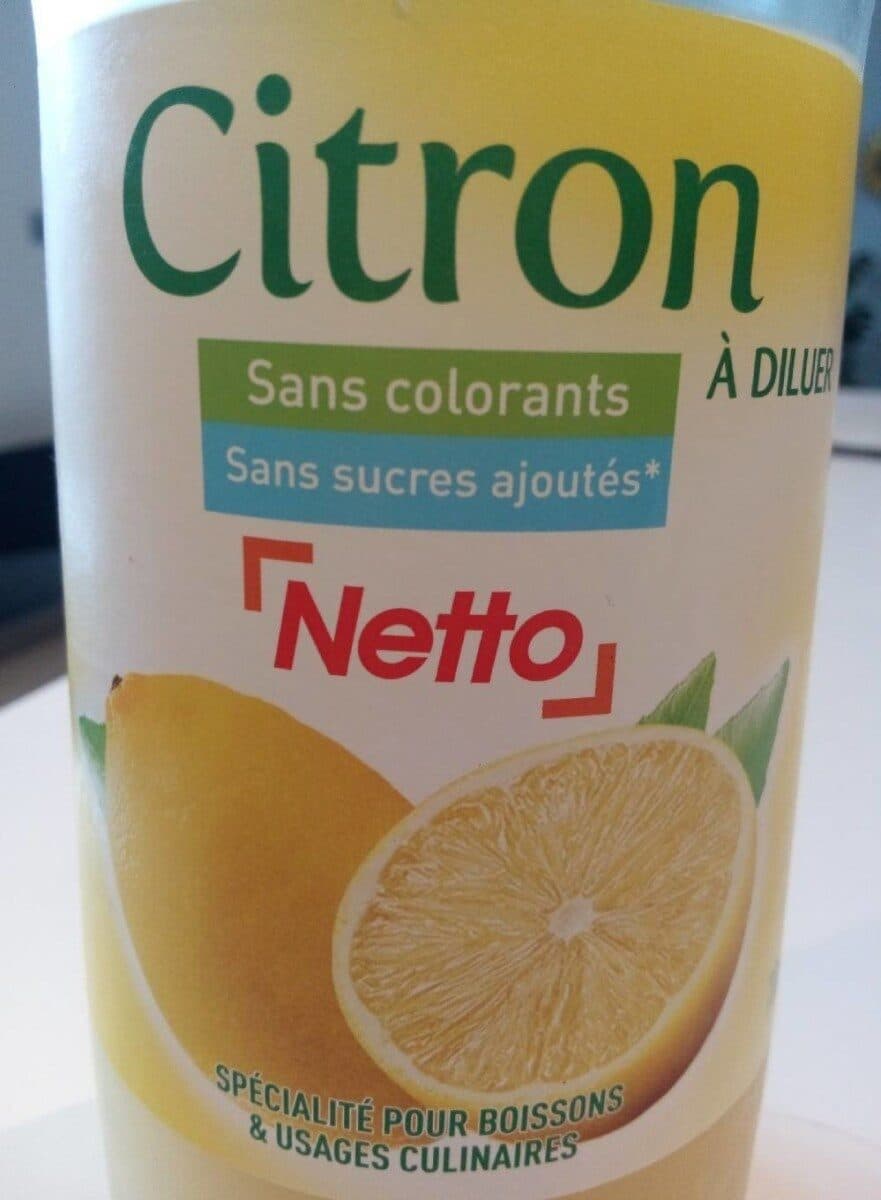 Netto Jus de citron à diluer packshot