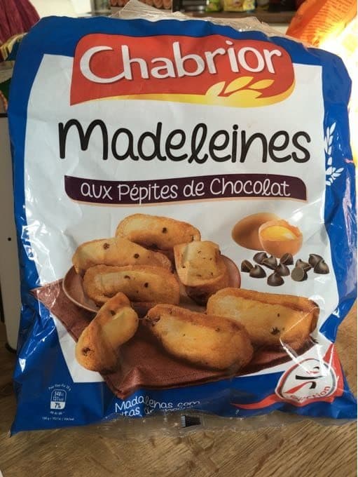 Chabrior Madeleines torsadées aux pépites de chocolat packshot