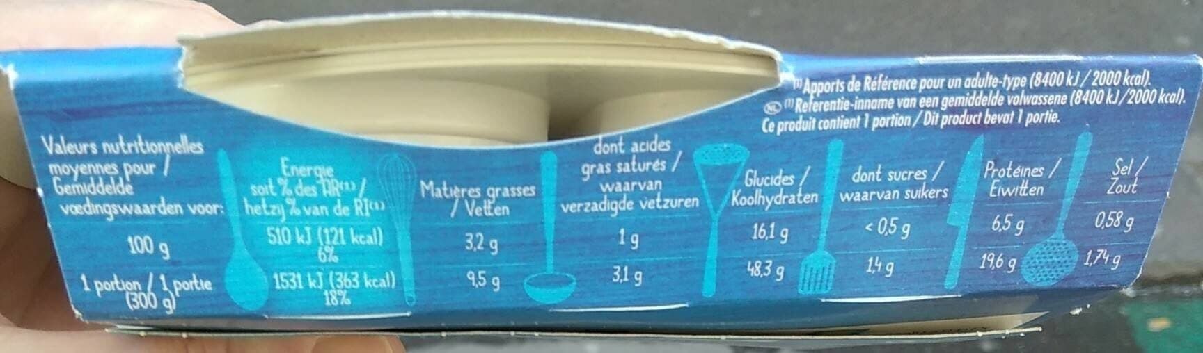 Claude Léger Pavé de merlu sauce citronnée riz safrané - 300g packshot