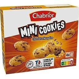 Chabrior Mini Cookies pépites de chocolat nougatine 160G packshot