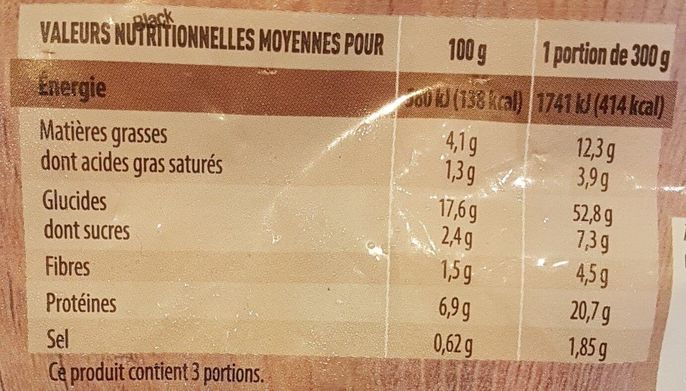 Monique ranou Poelee penne et boulettes au bœuf 900g ranou packshot