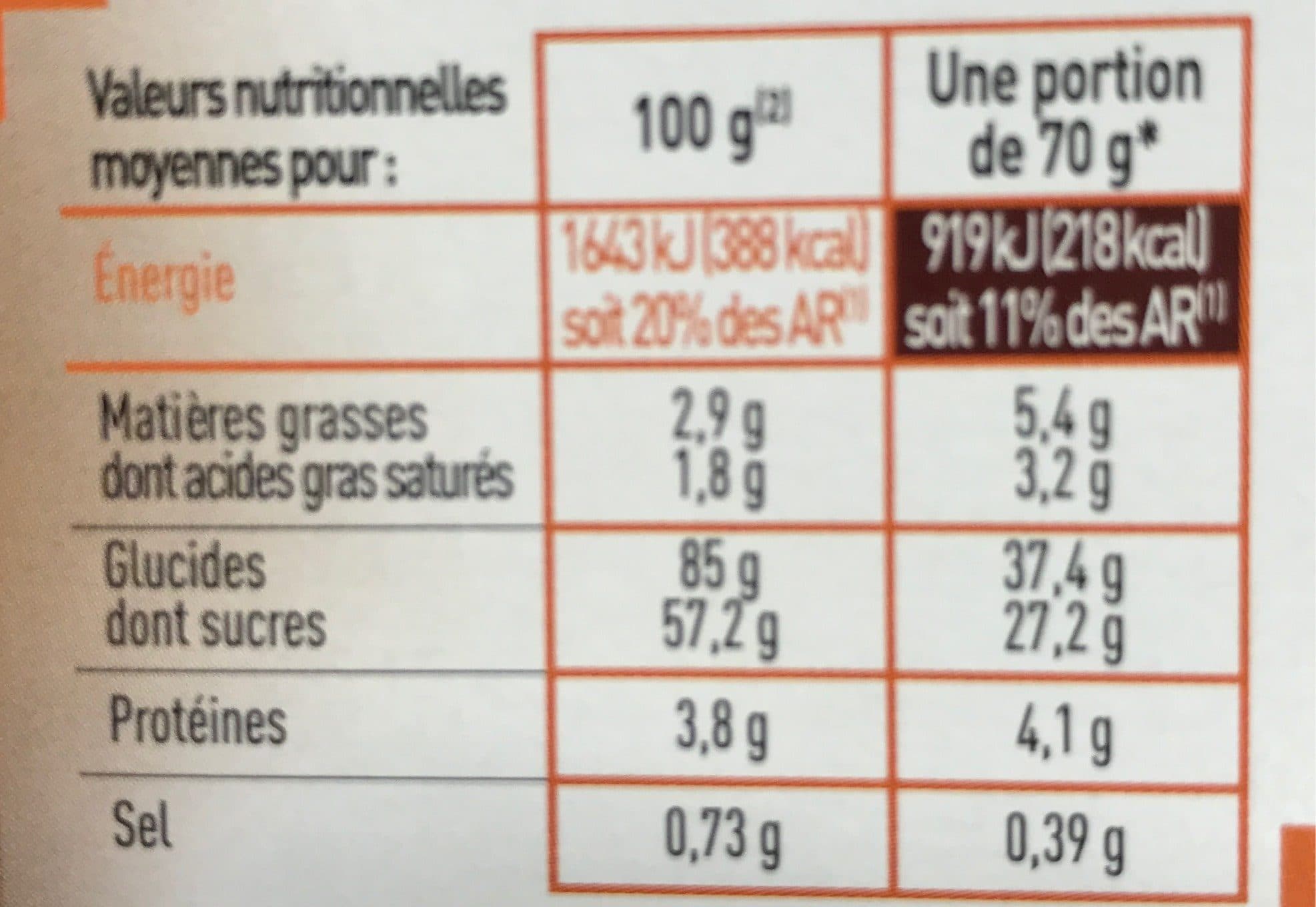 Netto Preparation deshydratee moelleux chocolat packshot