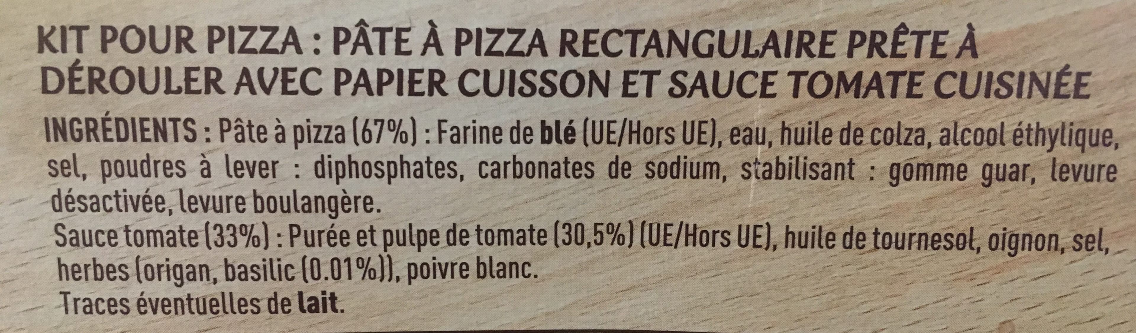 Monique ranou KIT POUR PIZZA 600g packshot