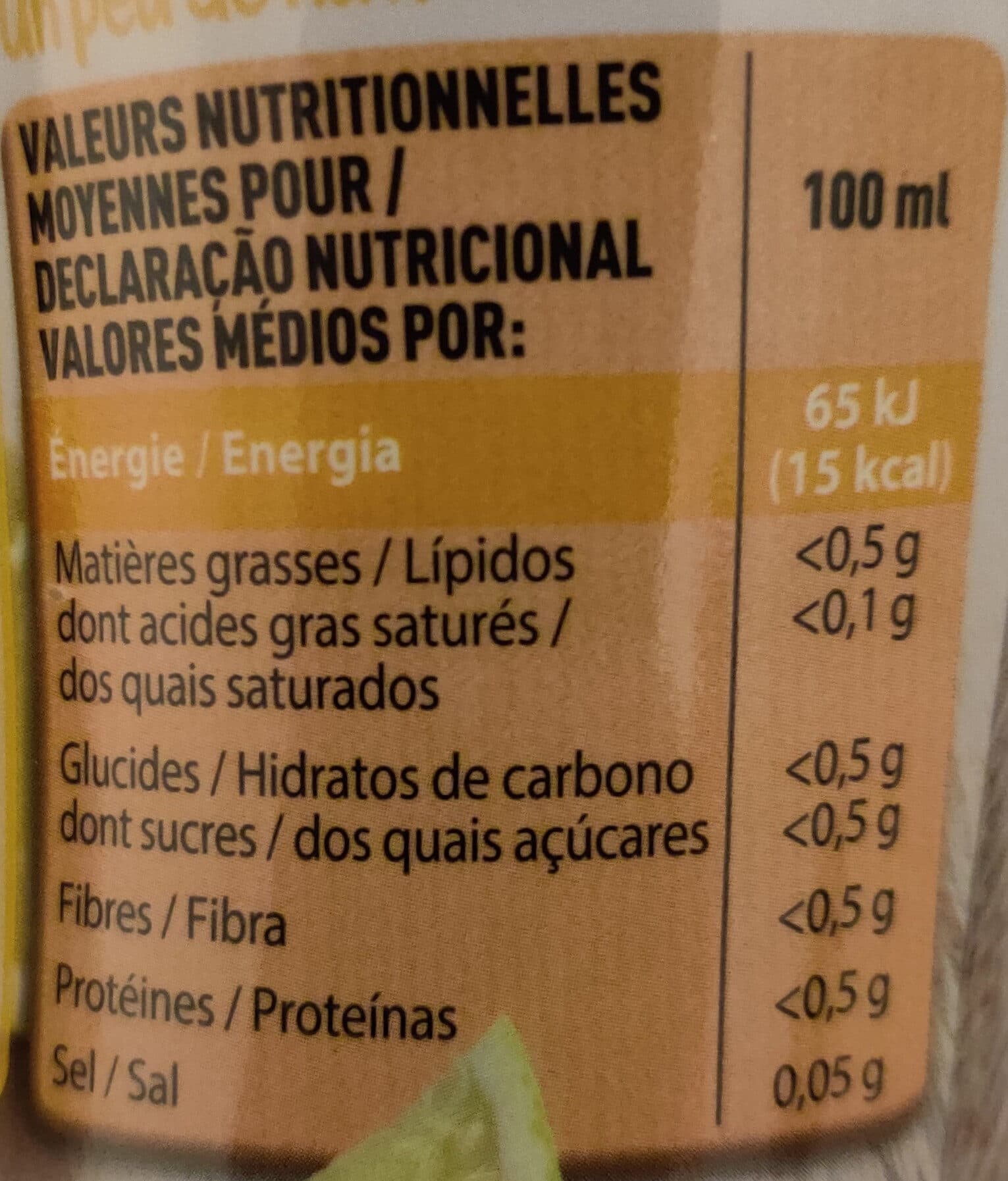 Paquito Sirop Zéro saveur Citron 75cl packshot