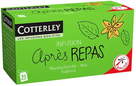 Cotterley Infusion Après-Repas 25s sachets packshot