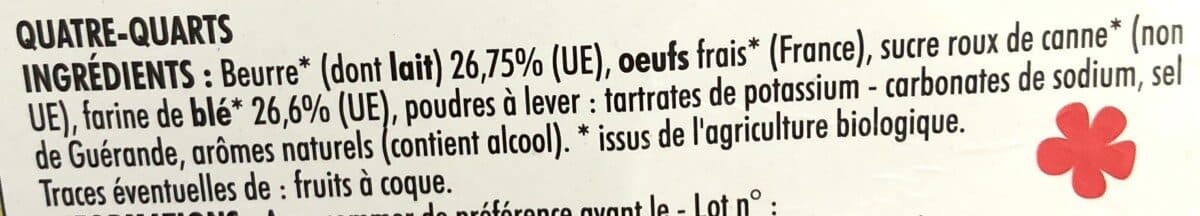 Chabrior Quatre quarts - BIO packshot