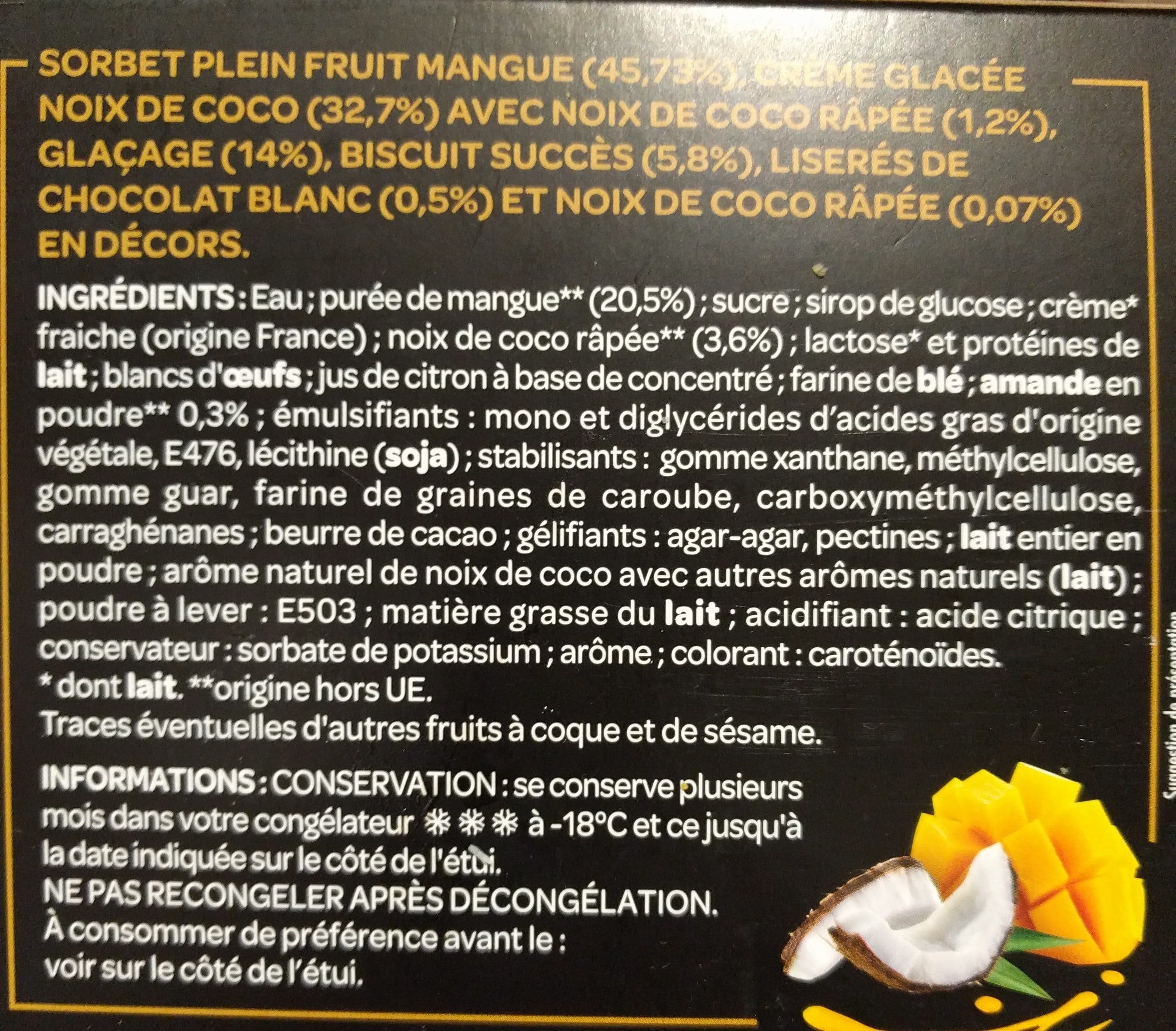 Adelie Buche mangue coco packshot