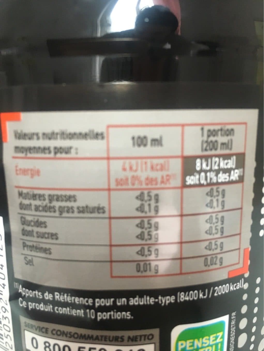 Netto NETTO Cola Zéro 2L packshot