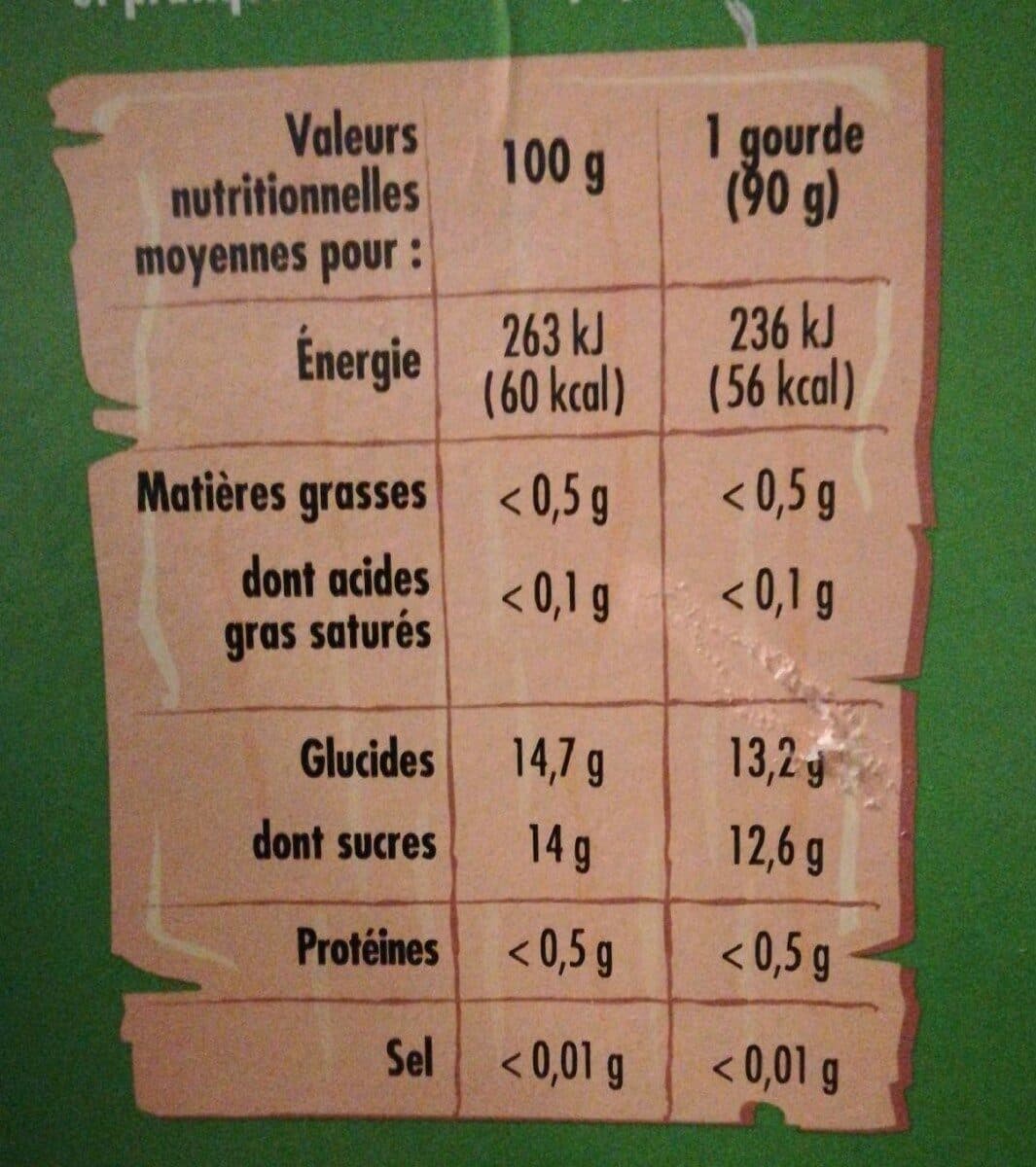 Paquito GOURDE Spécialité de fruit Pomme SSA - 20 x 90g packshot