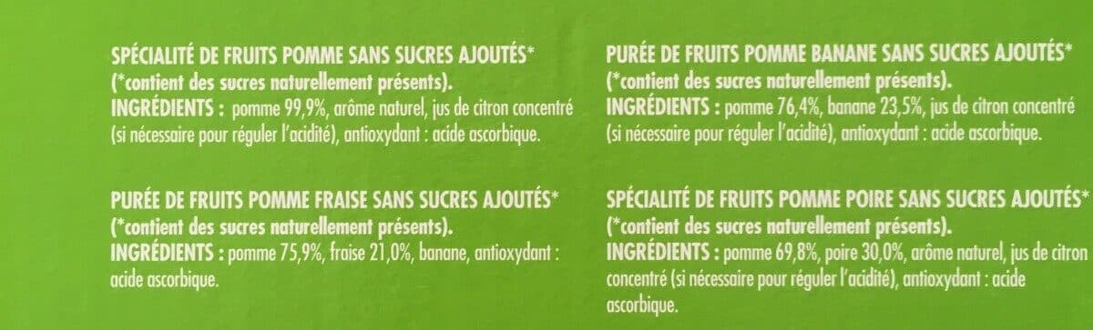 Paquito Compotes de fruits en gourde packshot