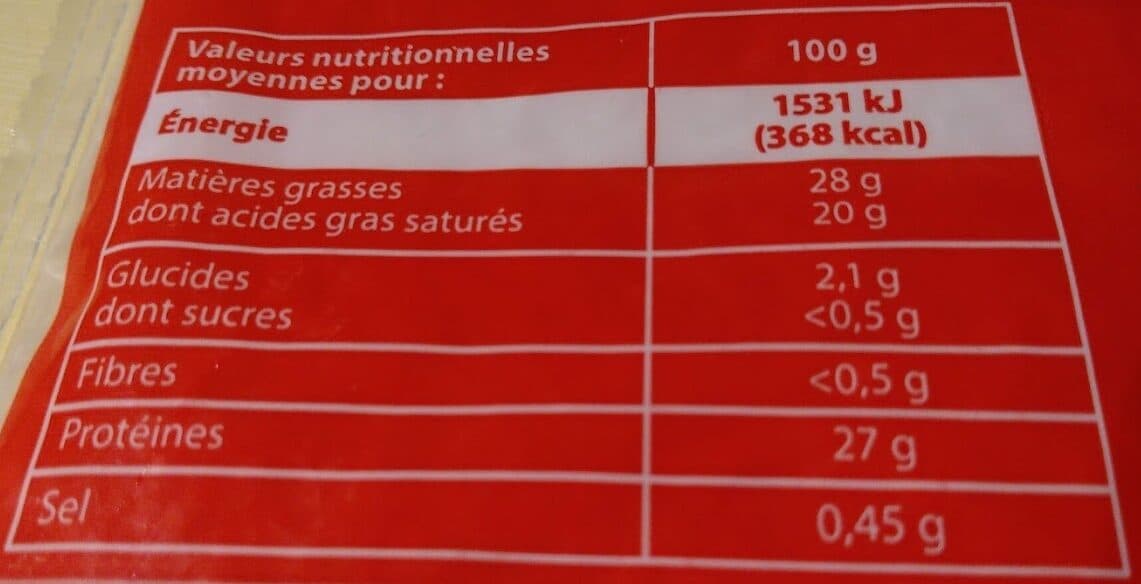 Intermarché Emmental lp rape tsr 150g packshot