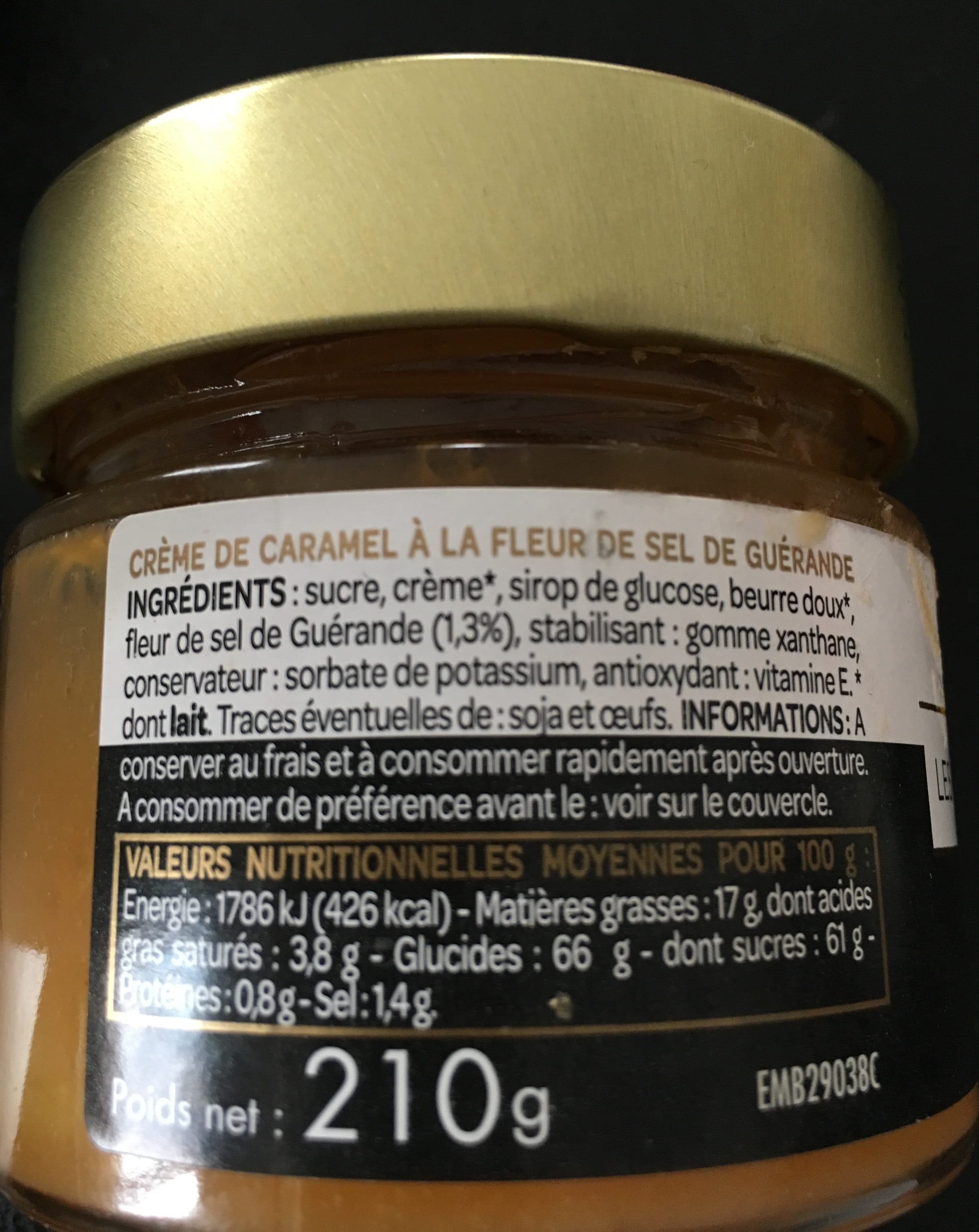 Ivoria Crème de caramel à la fleur de sel de Guérande - 210g packshot