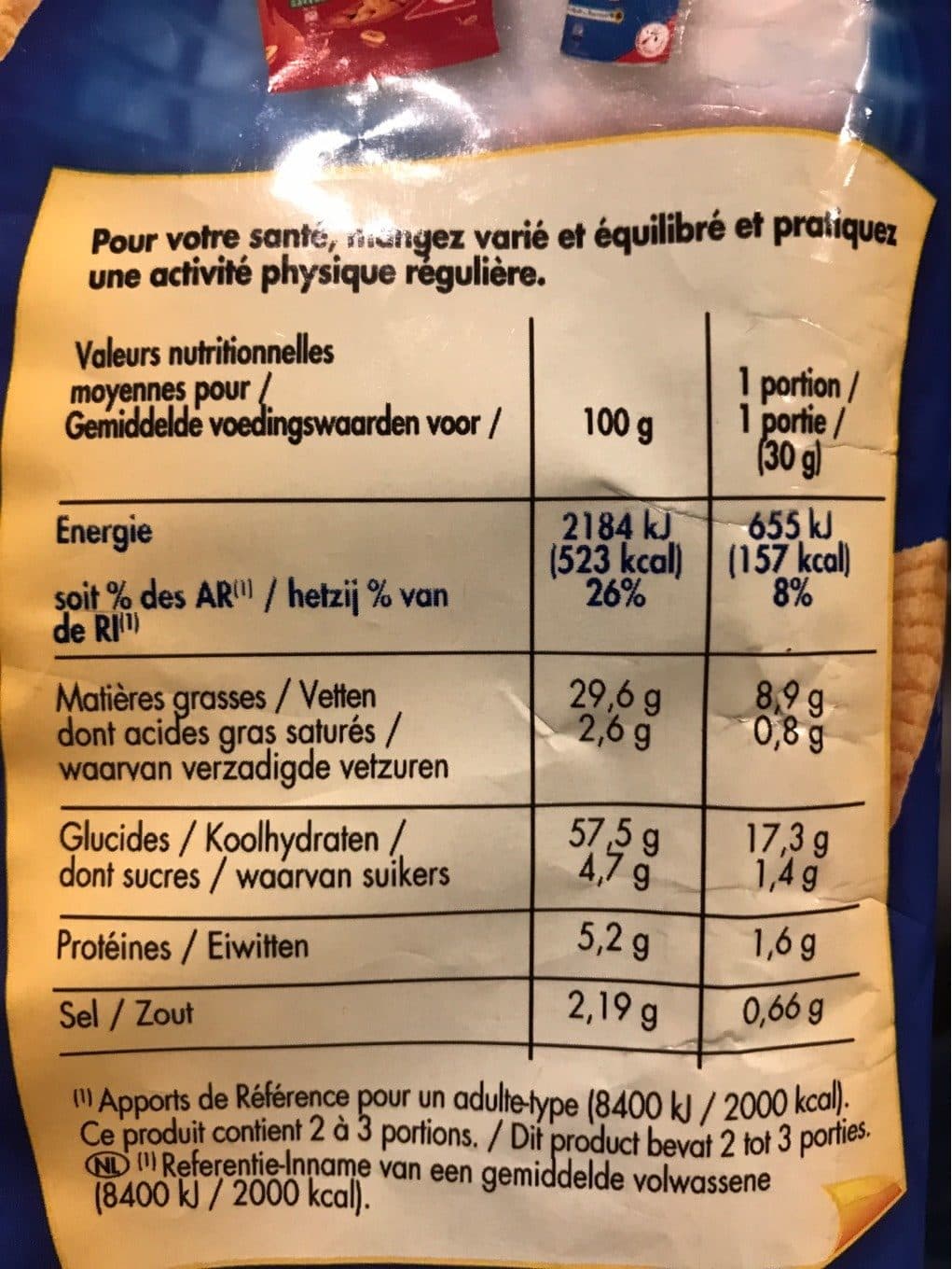 Bouton D’or Tub's goût nature packshot