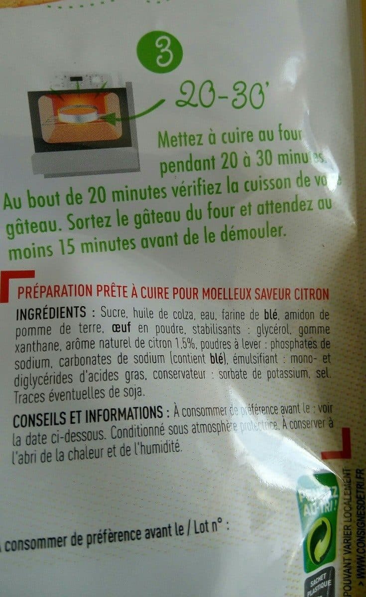 Netto Moelleux saveur citron packshot