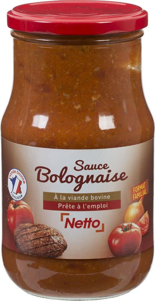 Netto Netto SAUCE BOLOGNAISE 680G packshot