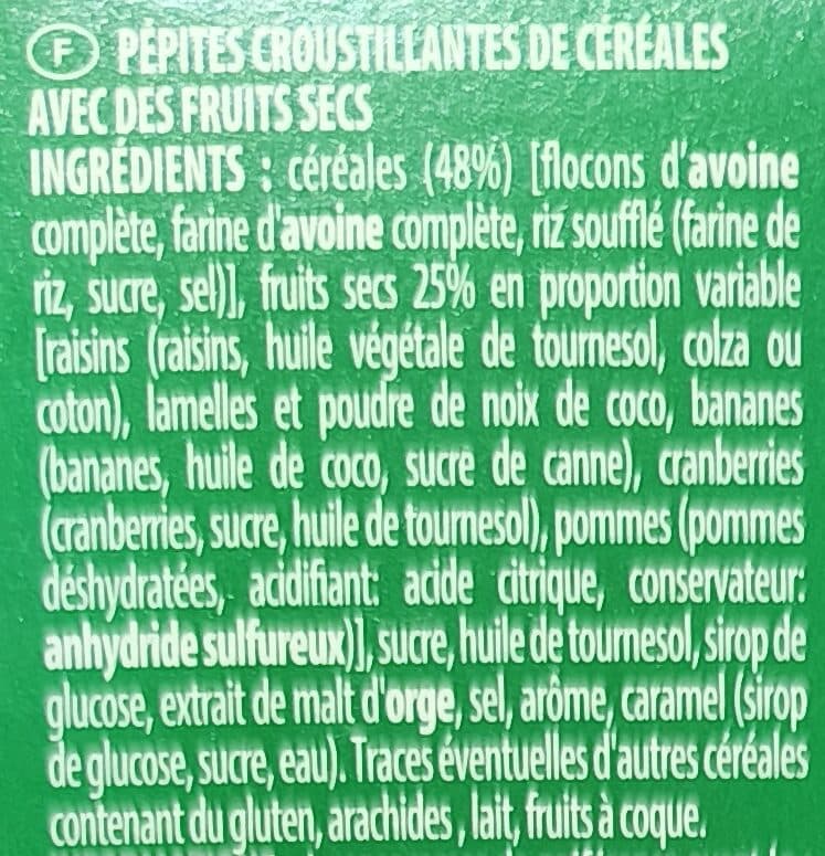 Chabrior Muesli crisp 5 Fruit packshot