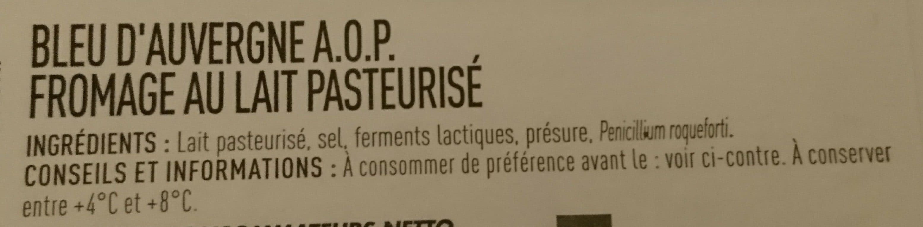 Netto Bleu d'auvergne aop 125g packshot