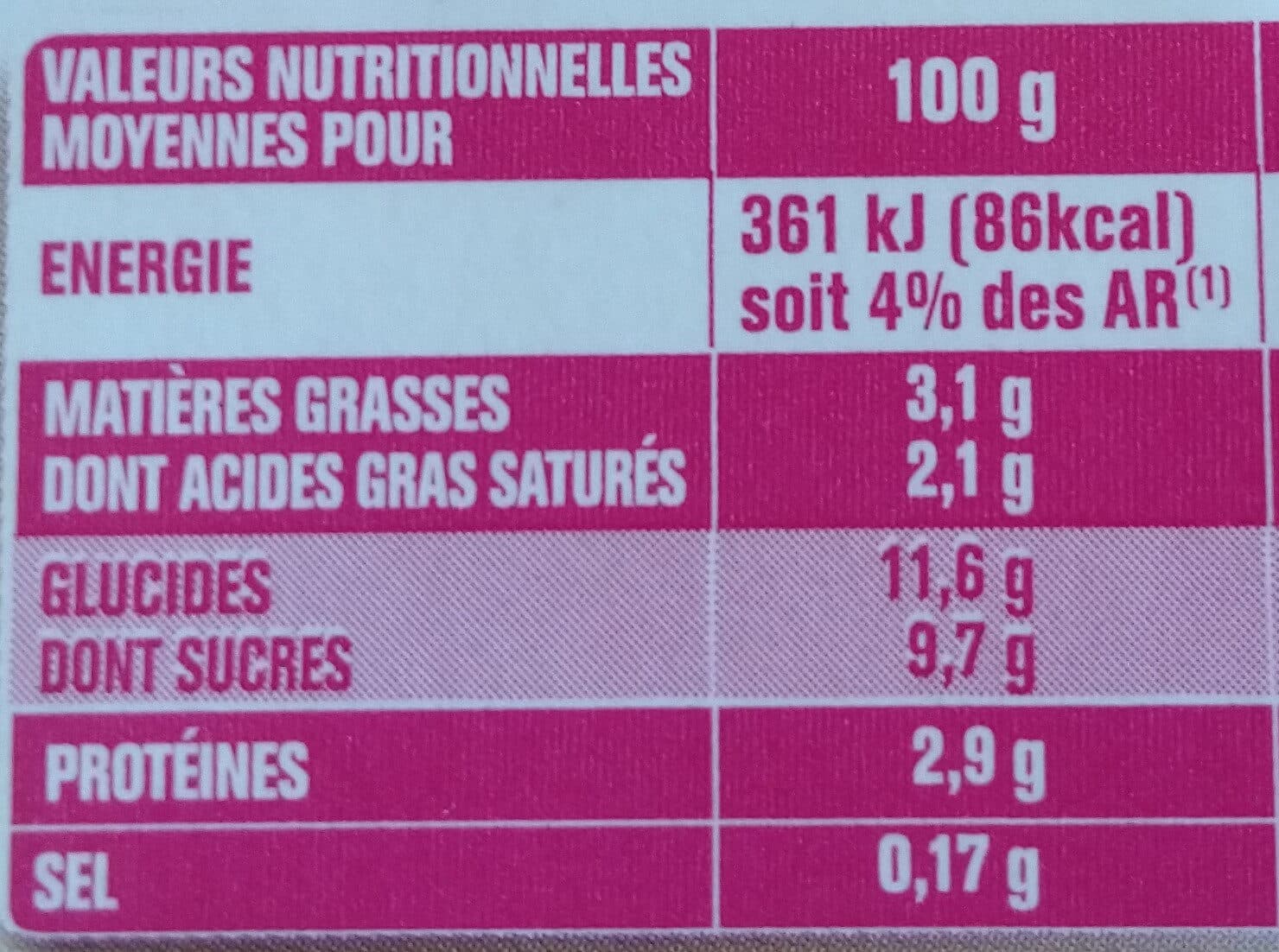 Pâturages Detox -30% crème dessert saveur vanille packshot