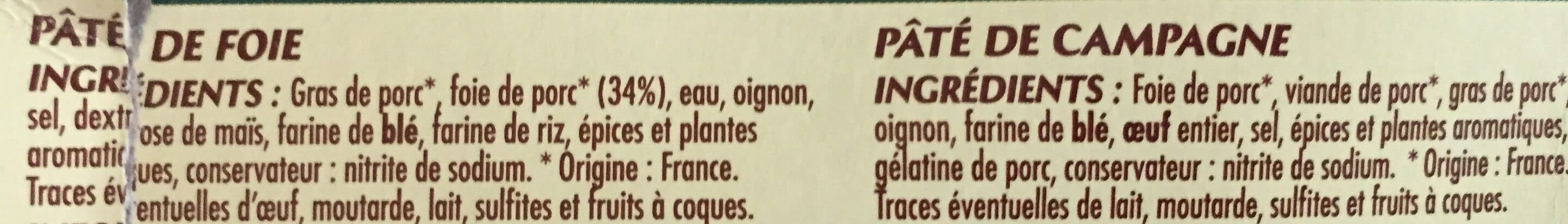 Monique Ranou Etui 2 pâtés de foie + 2 pâté de campagne packshot