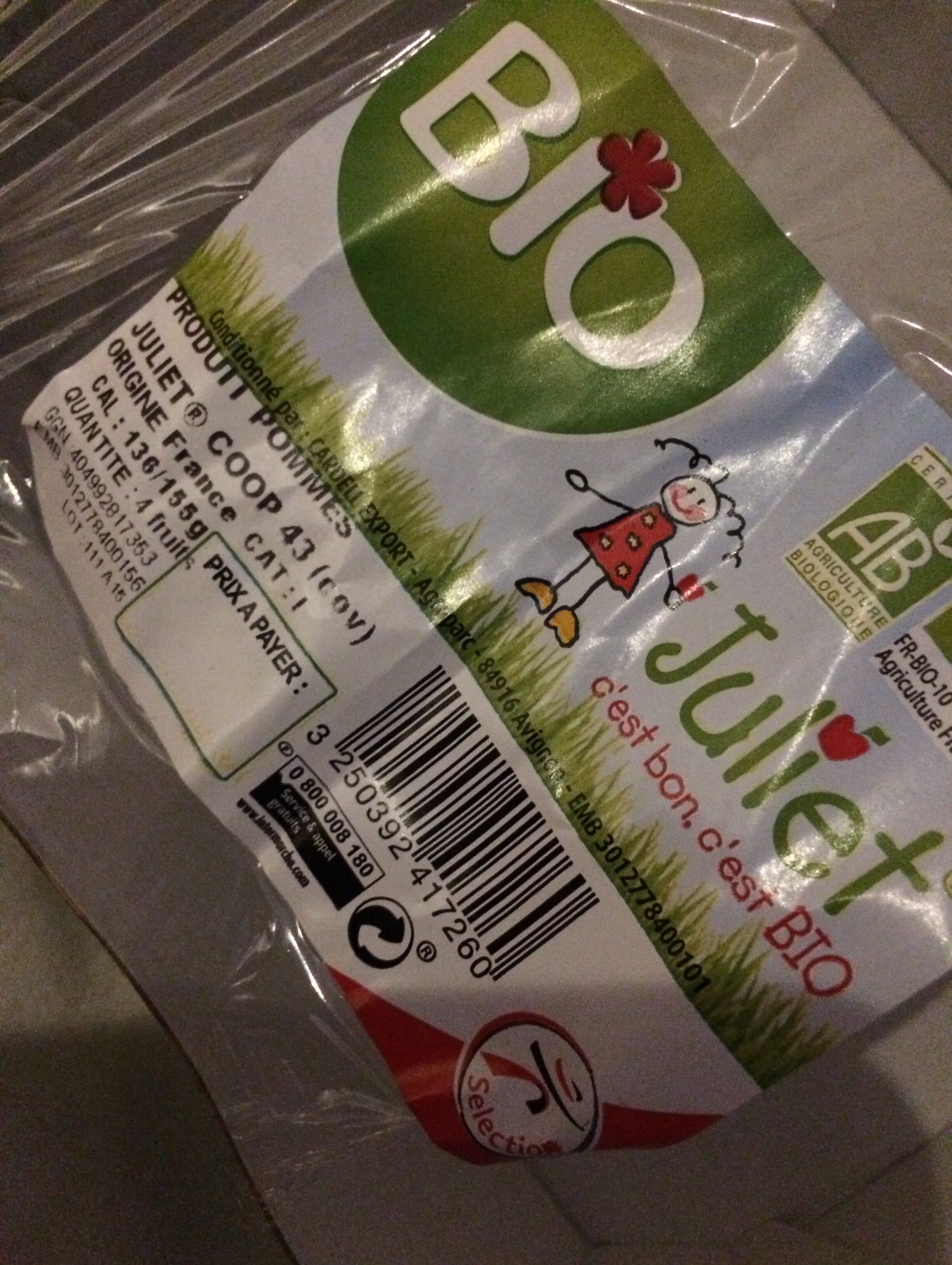 Juliet Bio Pomme packshot