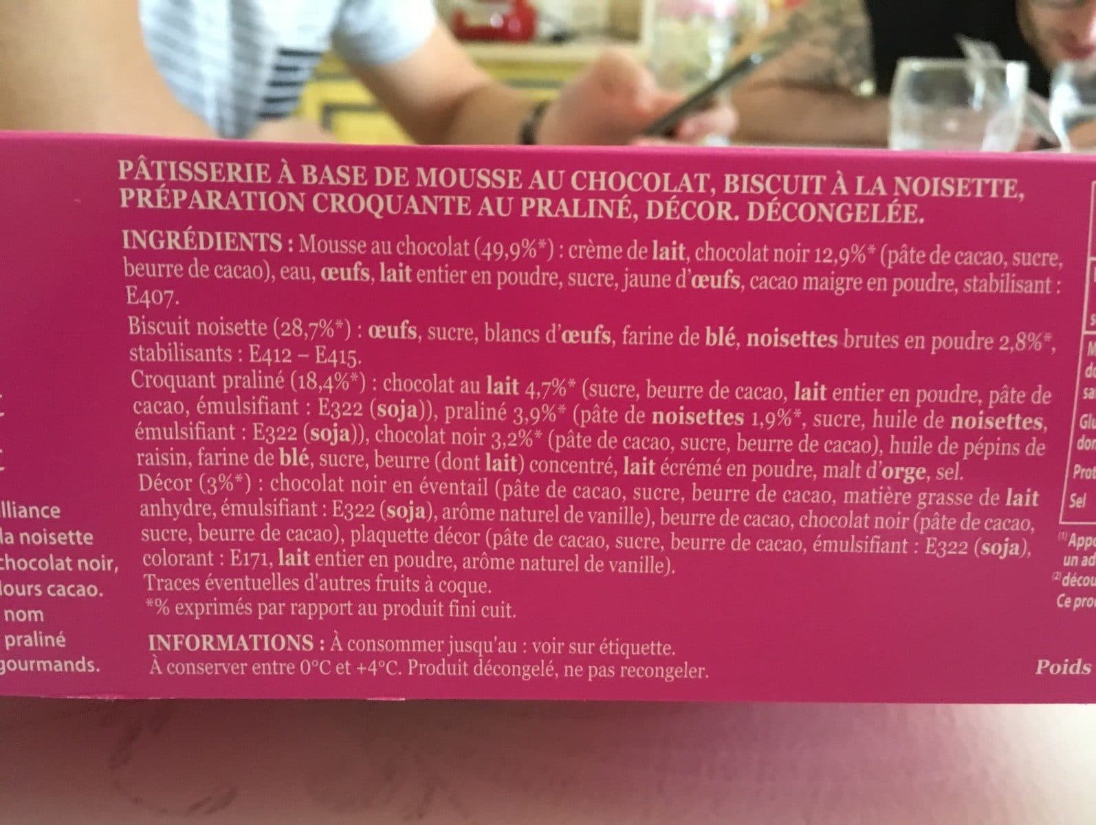 Open Food Facts Craquotant au chocolat packshot
