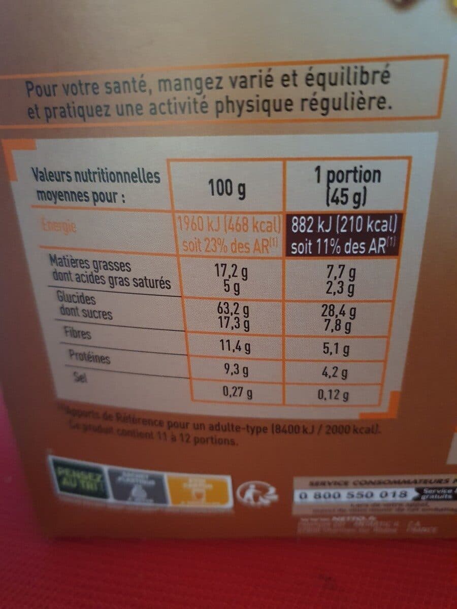 Netto Muesli croustillant chocolat noir 500g packshot