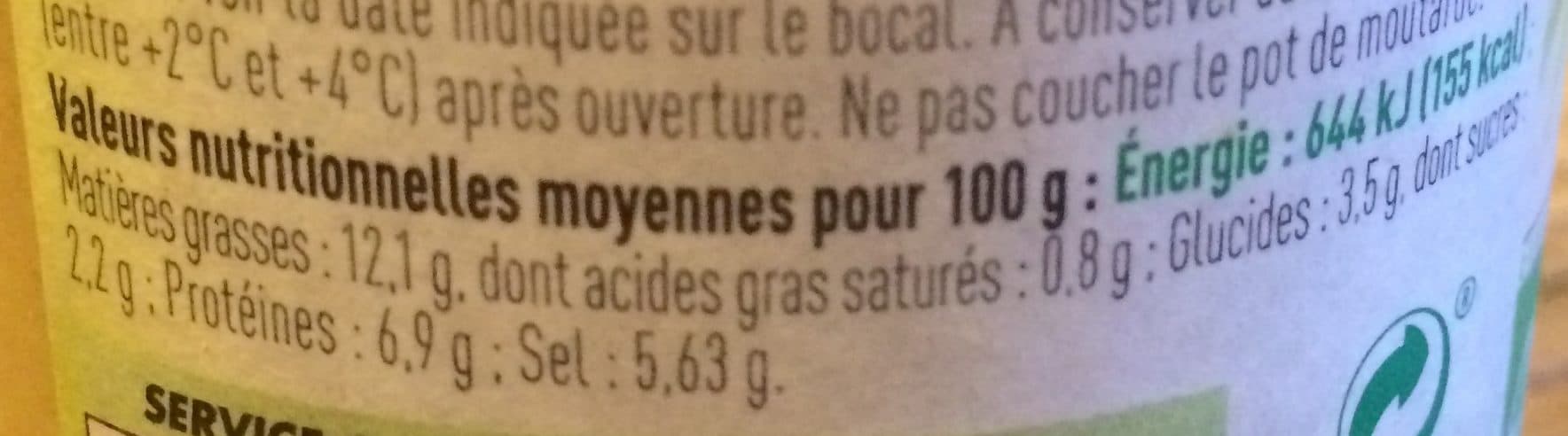 Netto Moutarde de dijon bio packshot