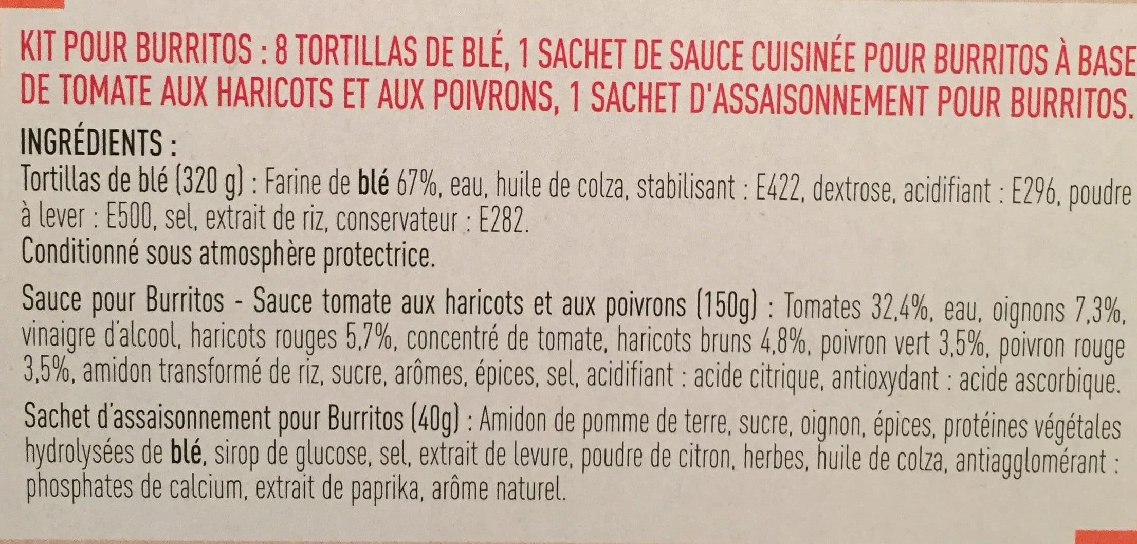 Netto Kit Burrito 510g packshot