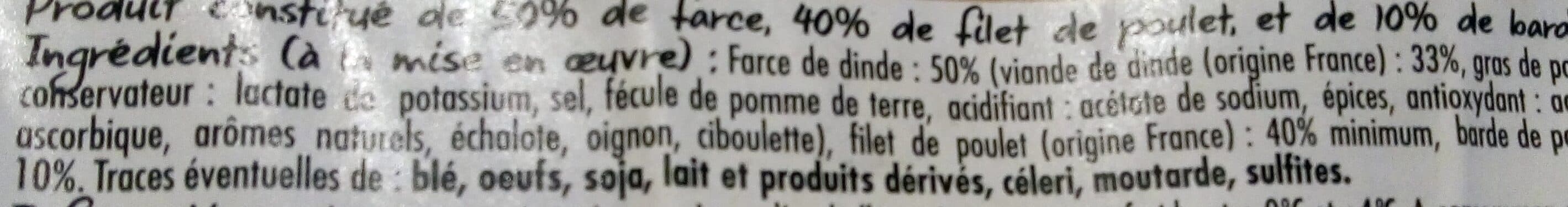 Volae PAUPIETTES DE POULET x4 - 520g PF packshot