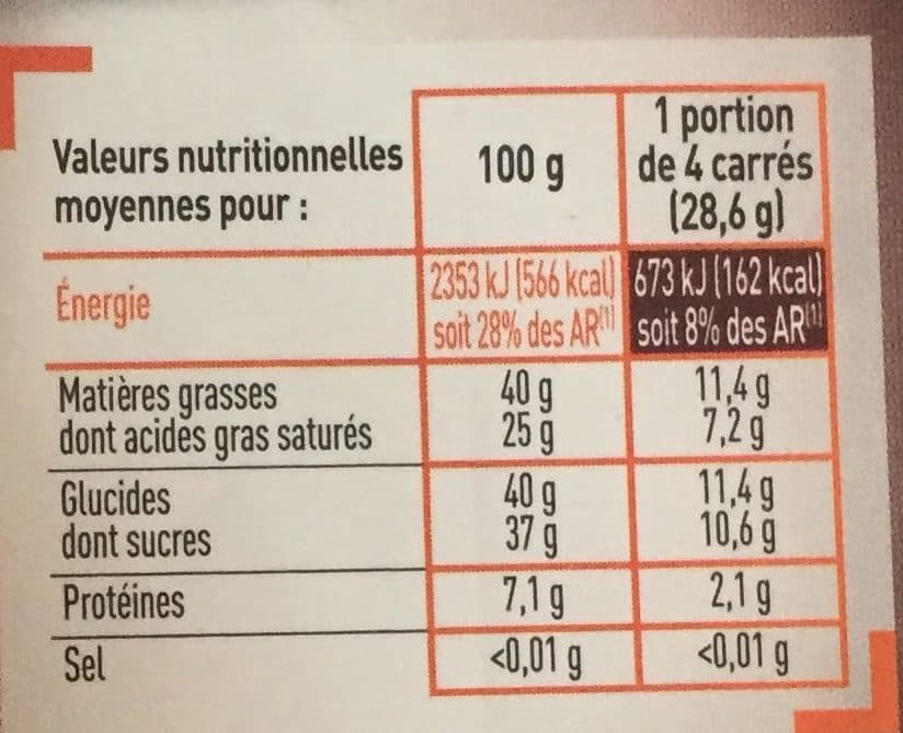 Netto Tablette dessert chocolat noir corsé 64% packshot