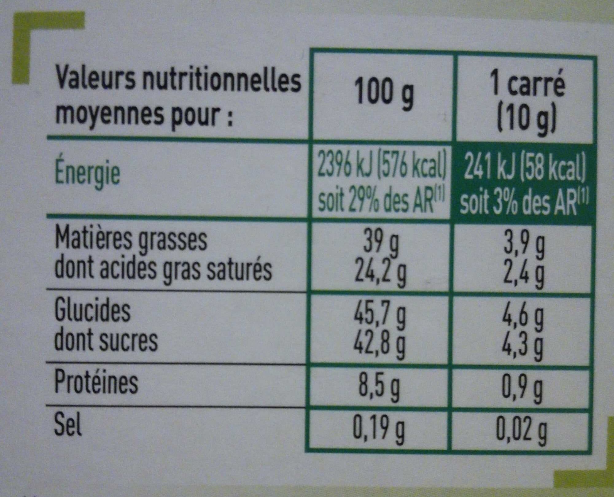Netto Tablette BIO dégustation - Chocolat au lait - 100g packshot