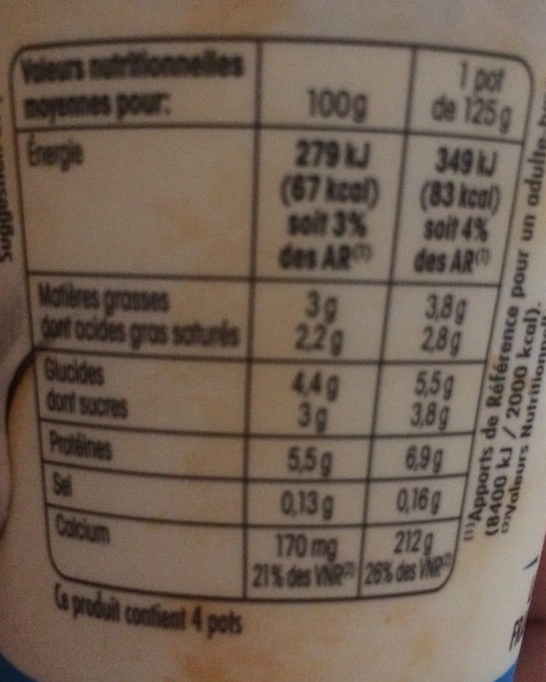 Paturages Yaourt Pur Brebis packshot