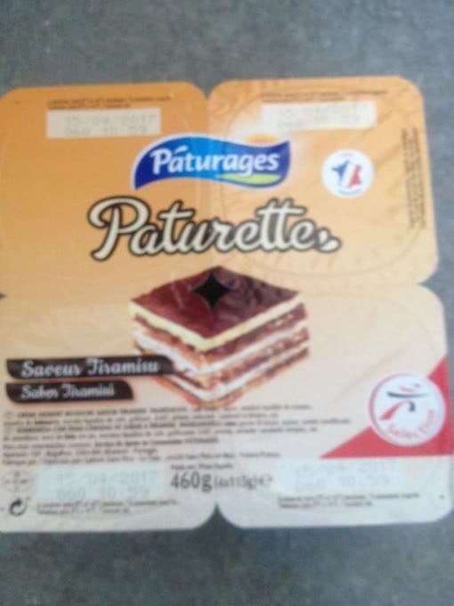Paturages Paturette Saveur Tiramisu packshot