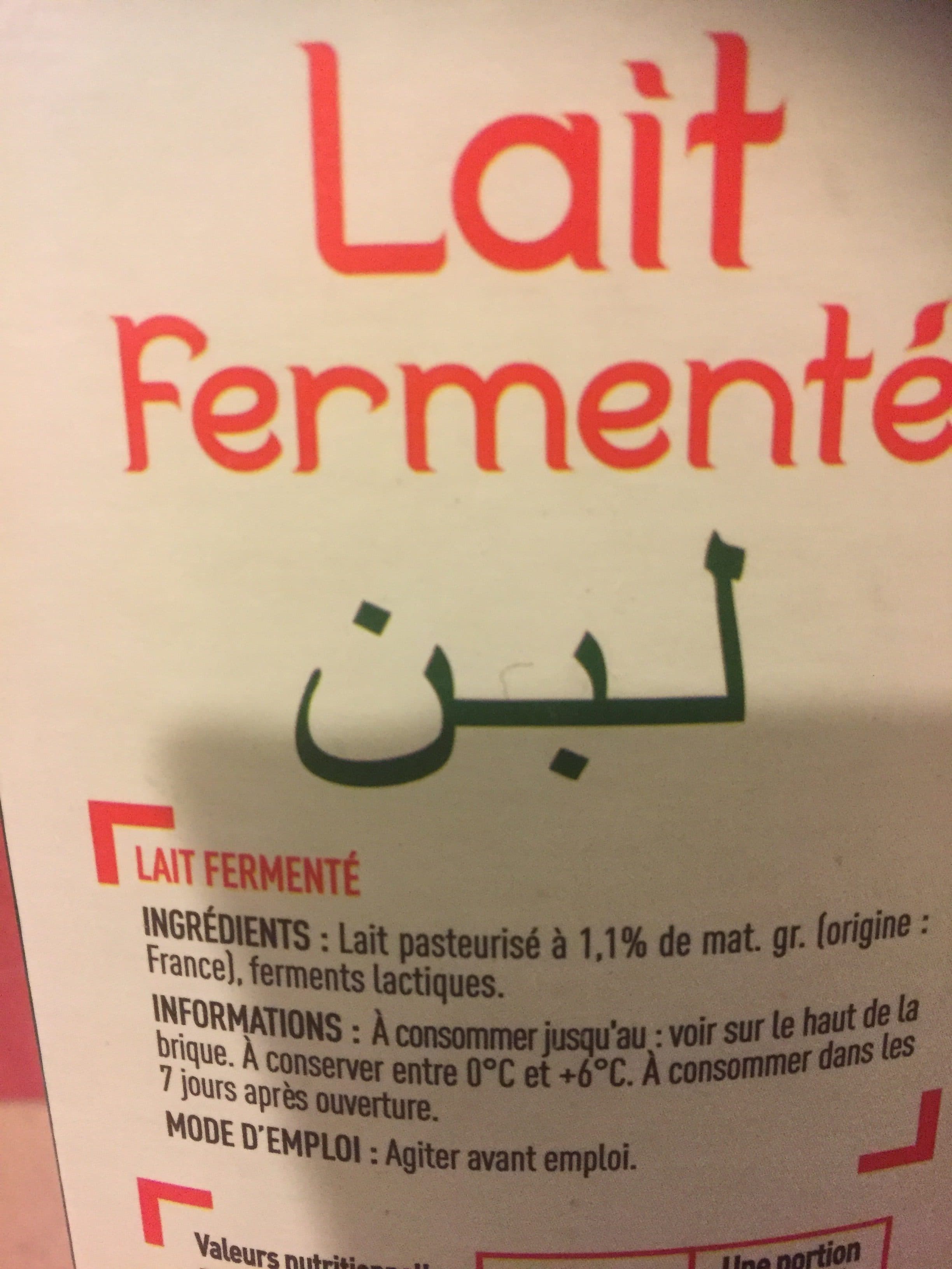 Netto Lait fermente bq 1l packshot