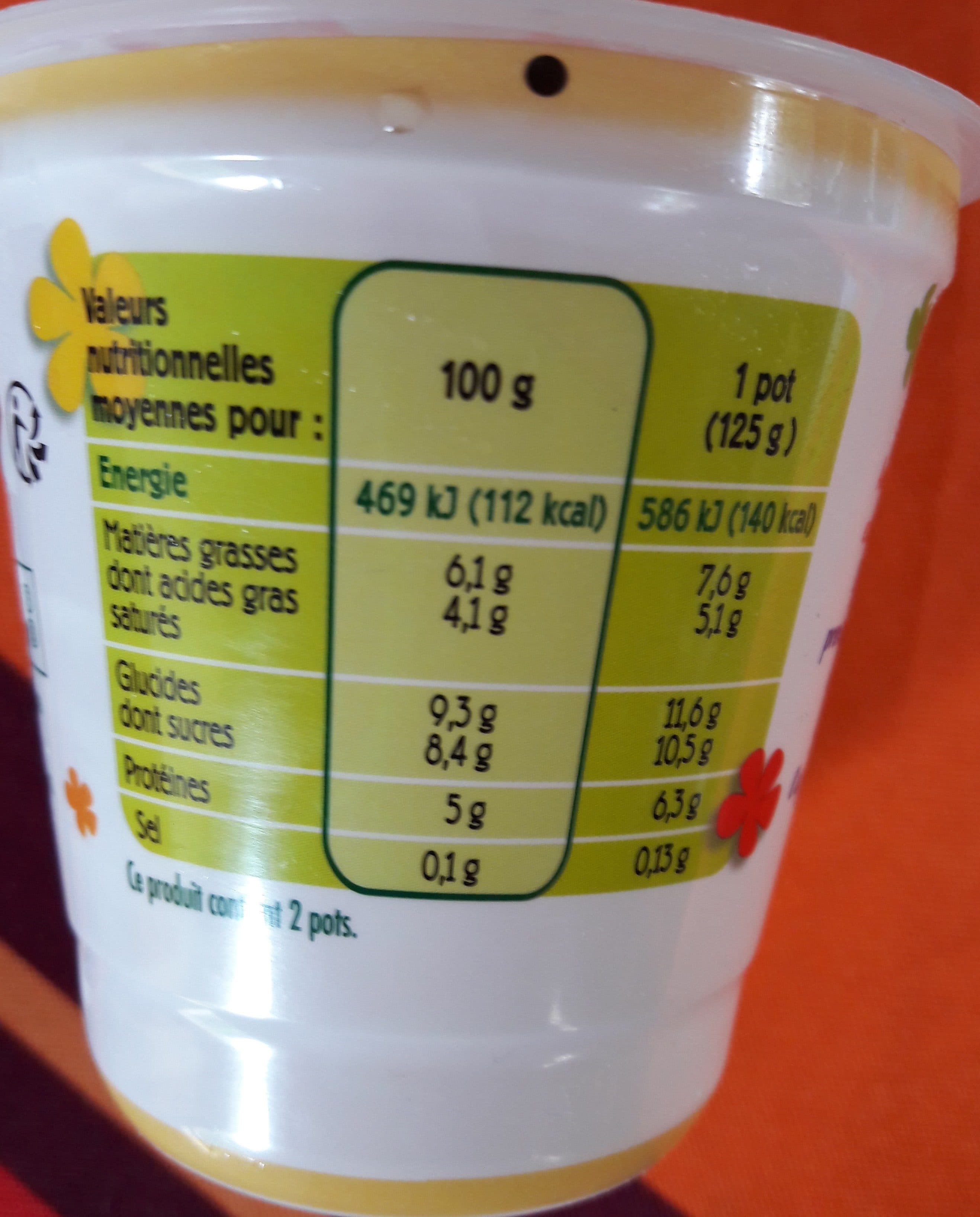 Pâturages yaourt brebis bio vanille 2x125g packshot