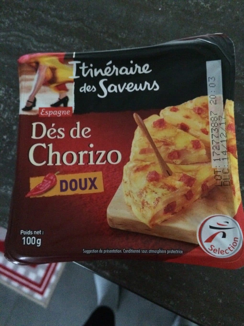 Itinéraire Des Saveurs Dés de chorizo doux packshot
