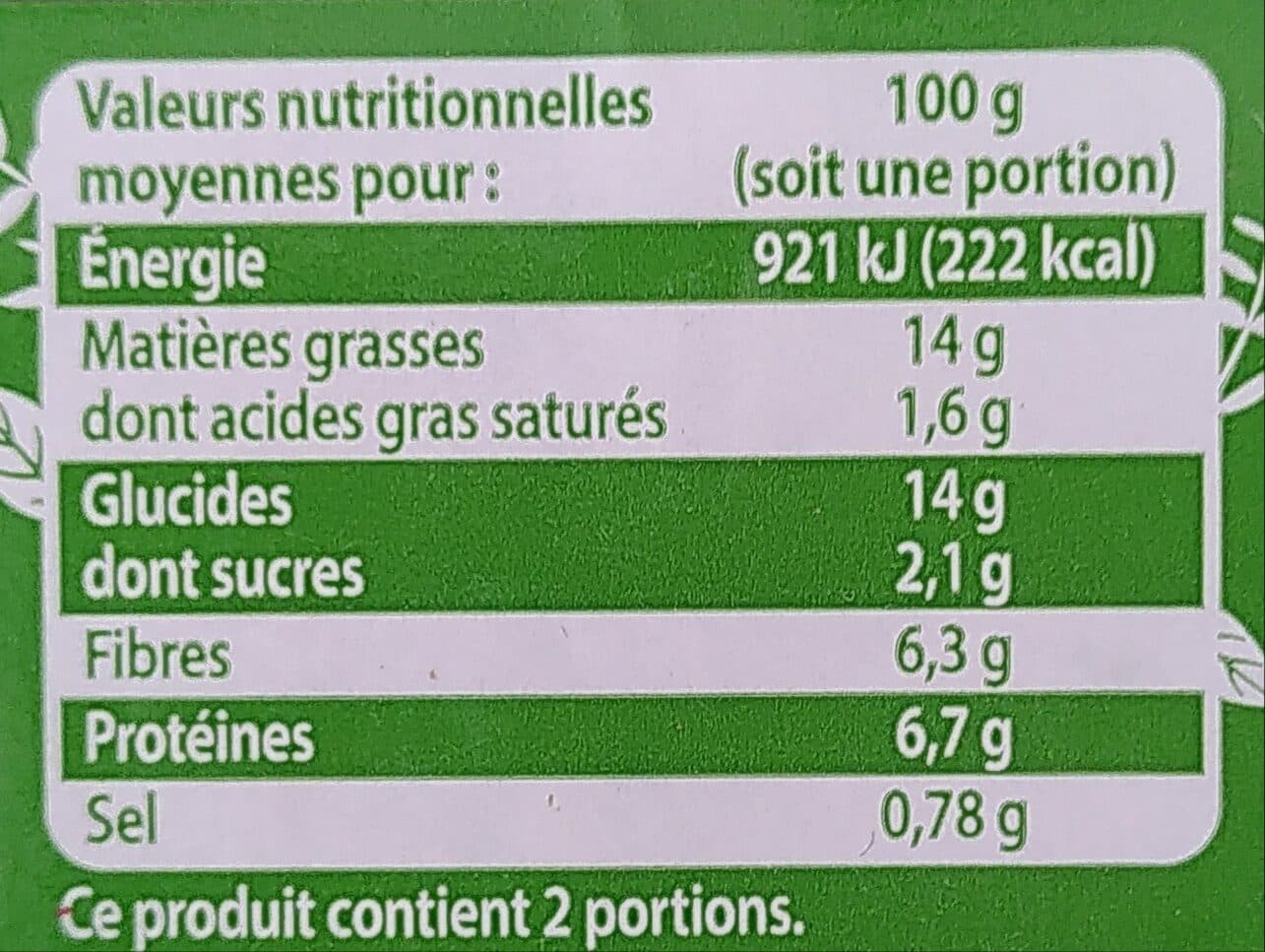 Intermarche Falafels menthe & coriandre packshot