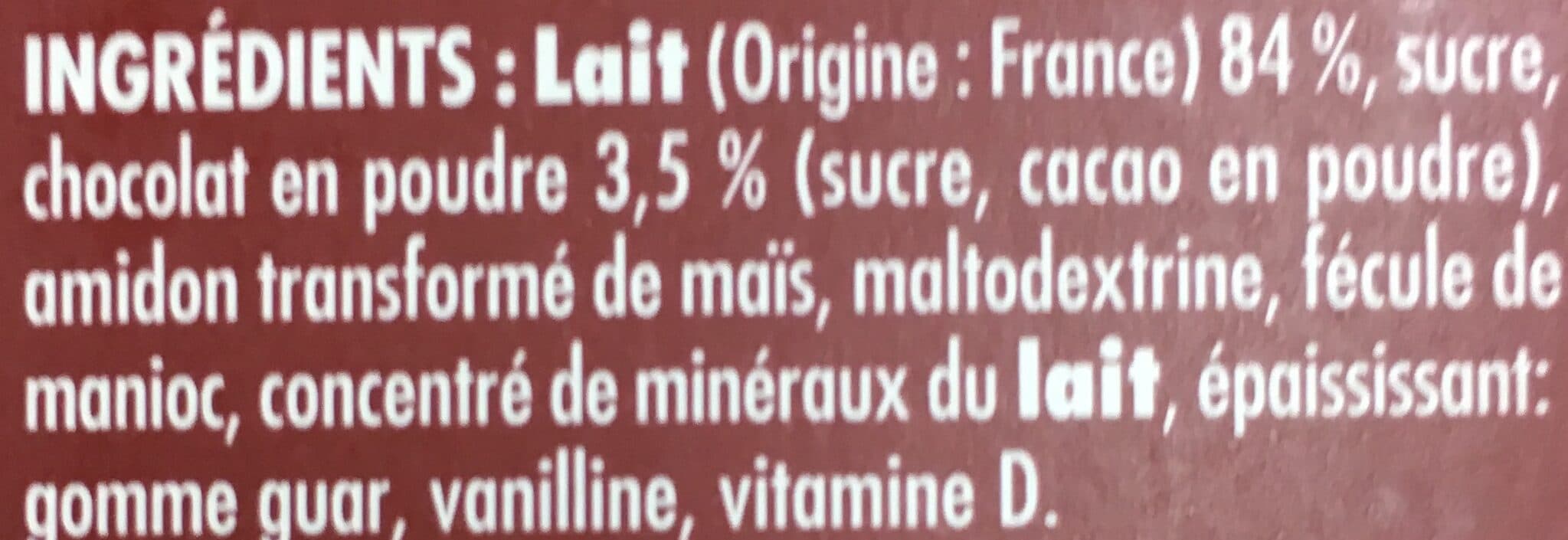 Paturages DESSERTS LACTES SAVEUR CHOCOLAT 4X85 G - P'tits Prods packshot