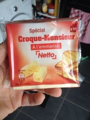 Netto Fromage pour Croque monsieur packshot