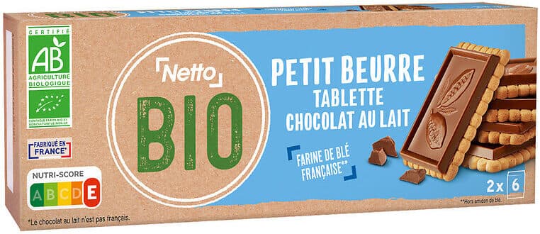 Netto Tablette lait 48% - 150g BIO packshot
