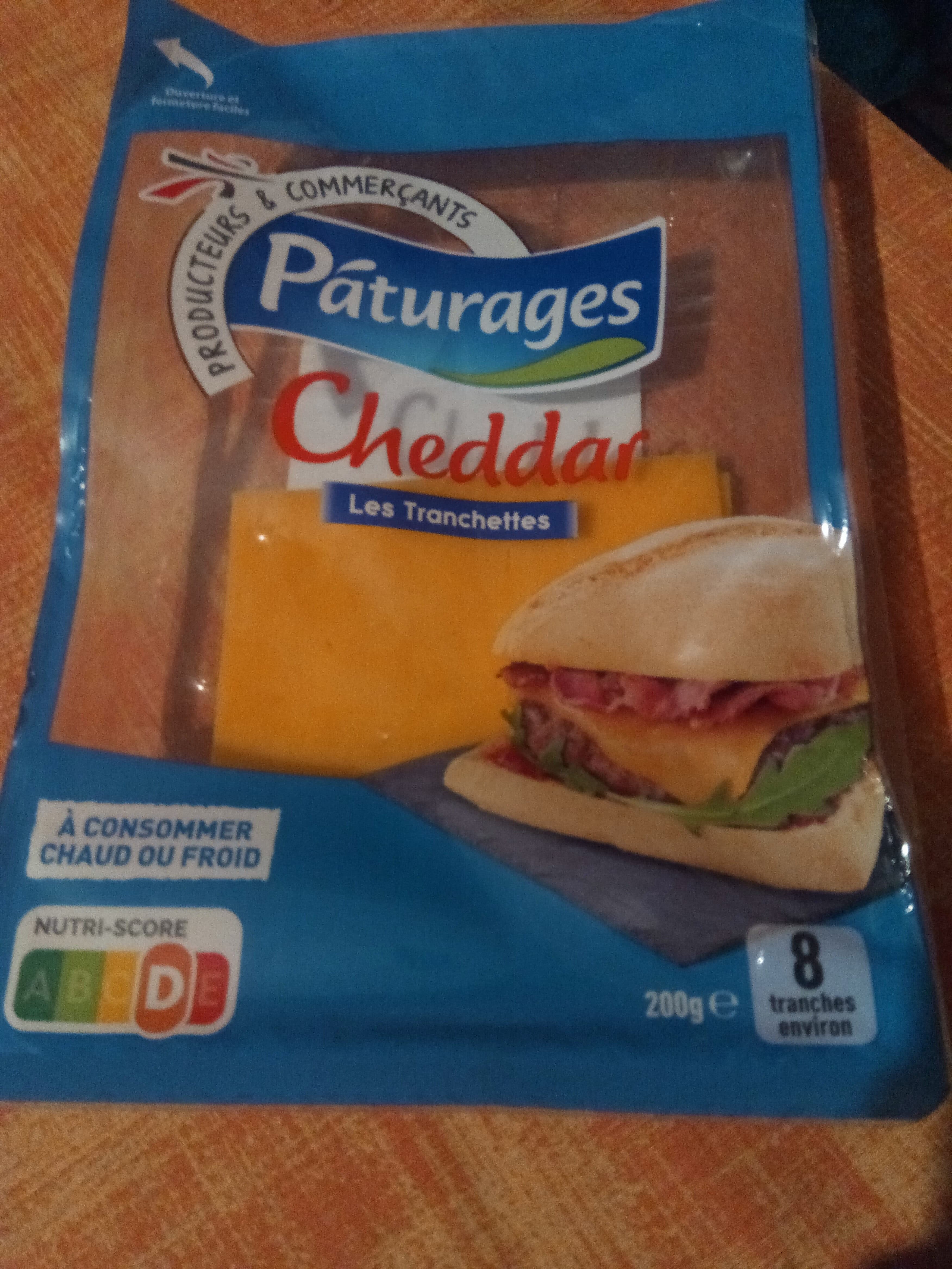 Paturages Cheddar les tranchettes packshot